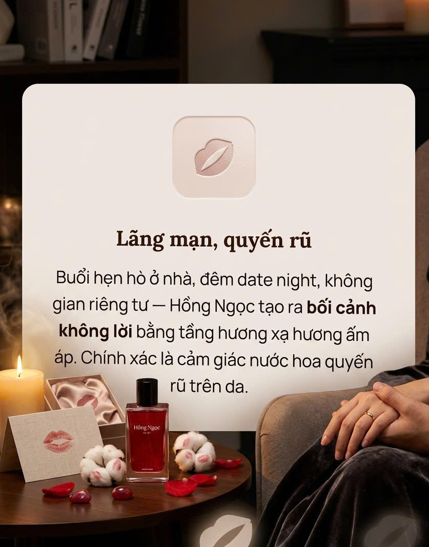 Lãng mạn quyến rũ — bối cảnh không lời cho buổi date night